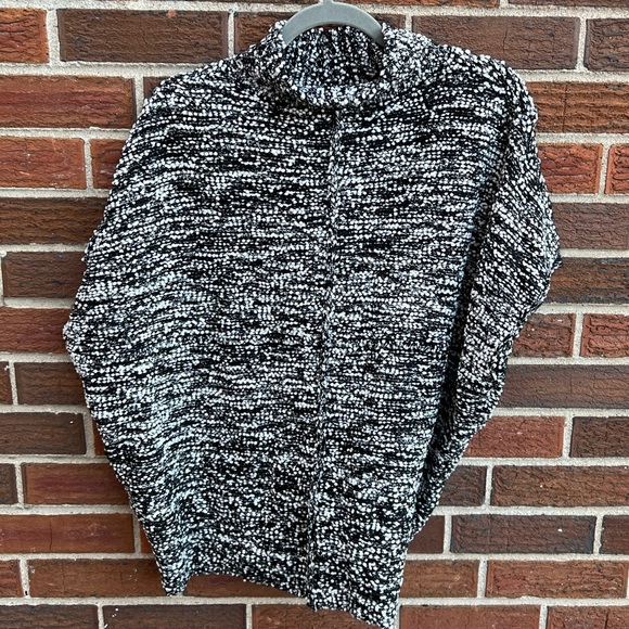 Elan Turtleneck Wrap Short-Sleeve Sweater - Picture 5 of 7